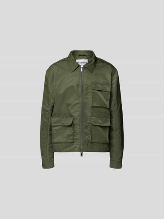 Han Kjobenhavn Jacke mit Pattentaschen in Gruen, Gr&ouml;&szlig;e 46
