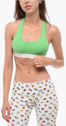 Dsquared2 Microfiber Sport Bra with Logoed Elastic Band size I