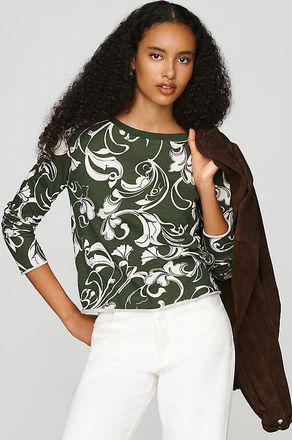 Maeve Caitlin 100% Cotton Boxy Long Sleeve Tee