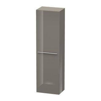 Duravit Duravit X-grandes Armarios Altos 1137, 1 Puerta De Madera, Con Bisagras A La Derecha, 500mm, Color (frente/cuerpo): Laca De Color Gris Franela De Alto