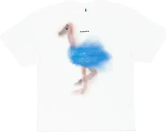 Ader Error graphic-print T-shirt - men - Cotton - M - White