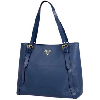 Prada Pre-owned Vintage Tote Bag - Pre-owned - Mujer - Azul - ONE SIZE