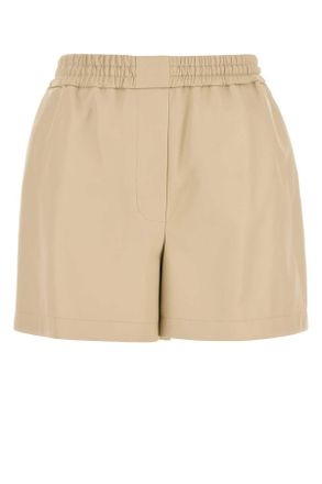 Loewe Zand Leren Shorts