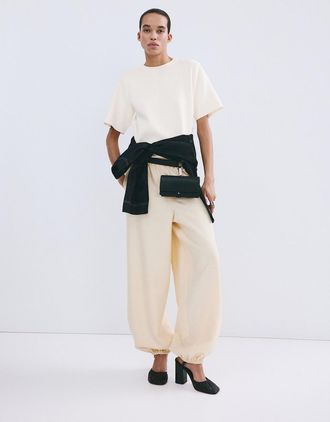 Mango Pullover maglia maniche corte bianco sporco - Donna - XXS - MANGO