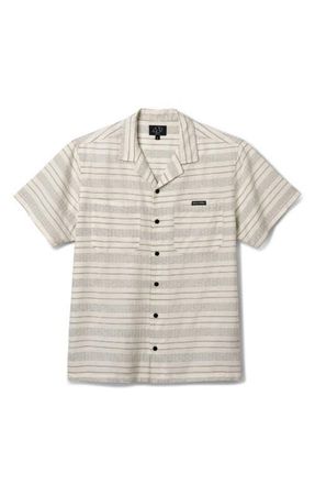 Maui and Sons Terra Nova Camp Shirt in Bone at Nordstrom, Size Xx-Large