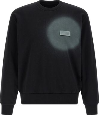 Maison Margiela Black Cotton Mens Sweatshirt