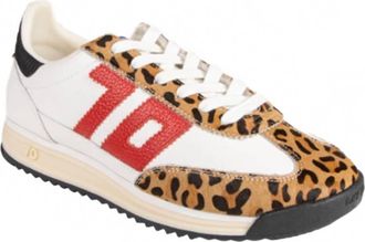 Back70 Womens Barkley Strike Sneaker In White Camel