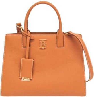 Burberry Pre-owned Handbags, female, Brown, Size: ONE SIZE Pre-owned Francis Mini