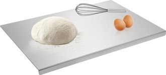 OEM Tagliere, Grande Tagliere In Acciaio Inox Per Carne, Frutta, Verdura, Pane E Dolci (60 X 40 Cm)