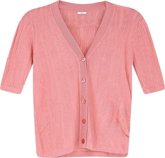 Joseph Sens Cardigan - female - Joseph - Cardigans - Pink - XL - Knitwear