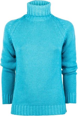 Base Milano Maglione a collo alto - Blu
