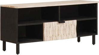 vidaXL Mueble De Tv Con Caj&oacute;n Acabado De Lavado 100 X 33 X 46 Cm Vidaxl