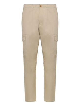 Etro button-fastening cargo pants - Beige