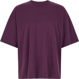 Dries Van Noten Purple Cotton T-shirt