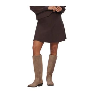 Moss Copenhagen Dames Rokken Mschmercy East Skirt - Dames - Rokken - Bruin - Maat: Xs/S