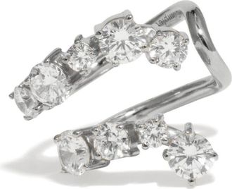 Completedworks Z22 zirconia ring - women - Sterling Silver/Cubic Zirconia - L