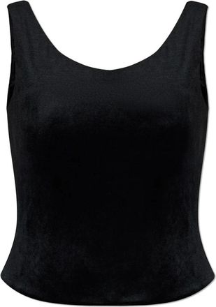 Balenciaga Fluwelen camisole top - Dames - Tops zonder mouwen - Zwart - 2XS - Tops