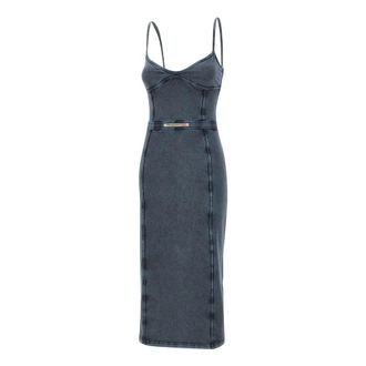 Diesel D-ony Dress - Dames - Casual kleedjes - Blauw - S - Katoen - Kleedjes