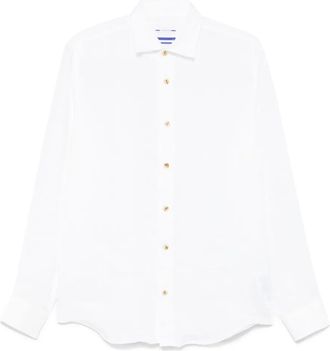 Jacob Cohen Camicia in lino - Bianco