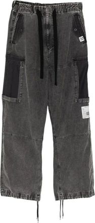 Miharayasuhiro Mihara Yasuhiro - Damaged Cargo Pants - Heren - Jeans - Grijs - Maat: S Katoen