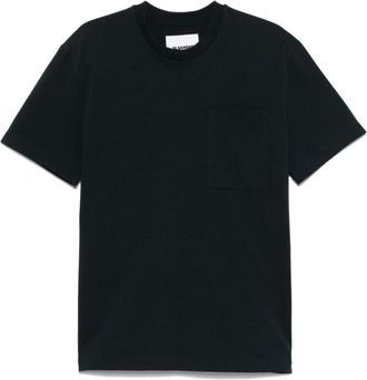 Jil Sander Blue Cotton T-Shirt