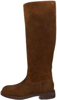 Shabbies Amsterdam Alyd Tuba - Dames - Laarzen met Hak - Bruin - 40 EU - Leer - Schoenen
