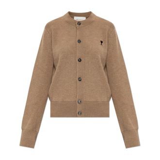 Ami Dames, Truien, Beige, Maat: M Wol