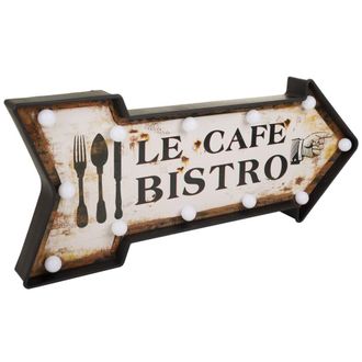 Wanderlust Deco Wanderlust Deco - Placa Luminosa De Pared De Plastico Blanca 65x27,5x10,5