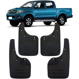 OEM Guardabarros Delanteros Y Traseros Para Toyota Hilux/vigo Kun25 Kun26 (2005-2014, 2006, 2007, 2008, 2009, 2010, 2011, 2012 Y 2013), Con Tornillos De F