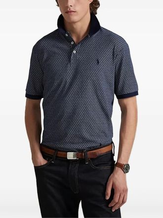 Polo Ralph Lauren Polo con motivo geometrico - Blu