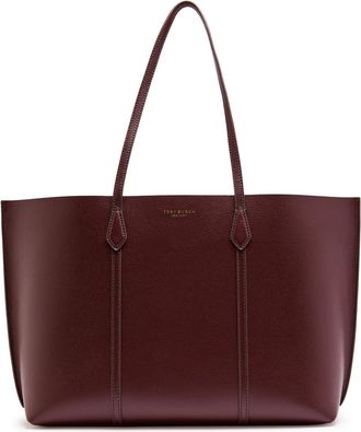 Tory Burch Perry Grained Leather Tote bag - Burgundy - One Size