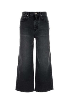 Kenzo Womens Black Stretch Denim Jeans - Dark Grey Cotton - Size 26 (Waist)