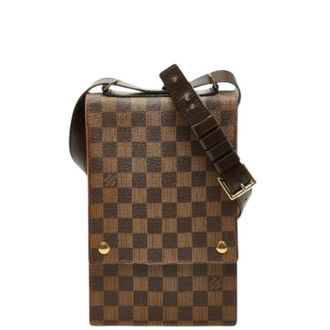Louis Vuitton Pre-owned Cross Body Bags, female, Brown, Size: ONE SIZE Pre-owned Damier Shoulder Bag