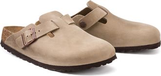 Birkenstock Klompen in leer Boston