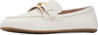 Cole Haan Grand Ambition Alette Buckle Womens Flat Shoes Powder Tumbled Leather : 10.5 B - Medium