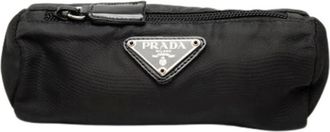 Prada Pre-owned Bags, female, Black, Size: ONE SIZE Pre-owned Vintage Nylon Bag