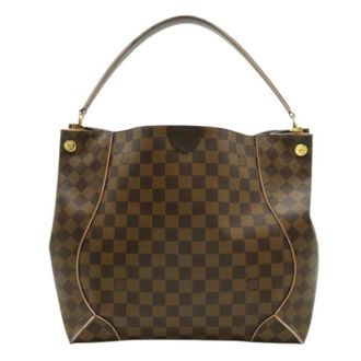 Louis Vuitton Pre-owned Vintage Schoudertas - Dames - Pre-owned - Bruin - Maat: ONE Size