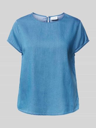 Vila Regular Fit Blusenshirt Modell BISTA in Jeansblau, Gr&ouml;&szlig;e M