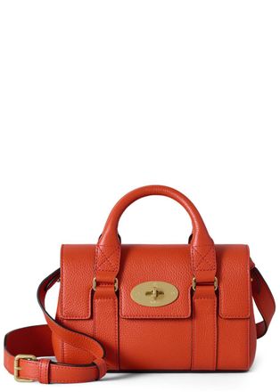 Mulberry Bayswater Heritage Mini Grained Leather Cross-body bag - Orange - One Size
