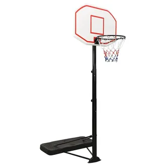 vidaXL Vidaxl - Canasta De Baloncesto Polietileno Blanco 258-363 Cm