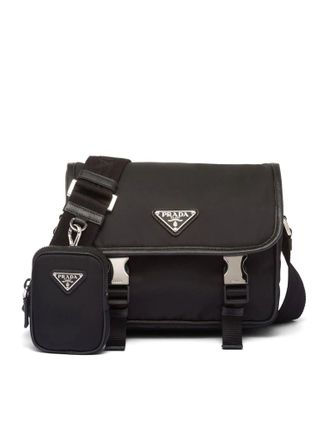 Prada RE-NYLON AND SAFFIANO SHOULDER BAG - Prada - Man