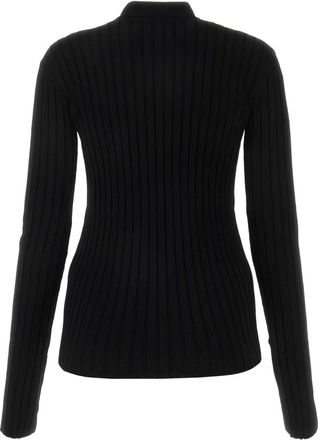 Nensi Dojaka Womens Camicia Cardigan Black Viscose Polyester
