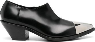 Junya Watanabe Zwart Zilver Dames Schoenen - Dames - Cowboylaarzen - Zwart - 37 EU - Polyester - Schoenen