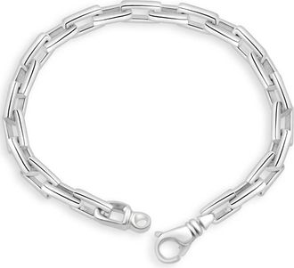 Pompeii3 Mens 14k Gold (27gram) or Platinum (50gram) 6mm Link Bracelet 8.5