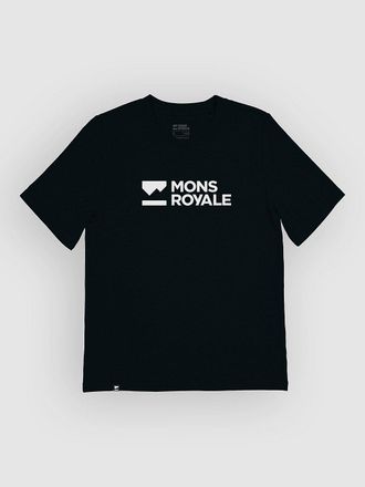Mons Royale Merino Icon Relaxed Funktionsshirt schwarz