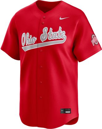 Nike Ohio State Buckeyes Nike Mens College Limited Baseball Jersey in Red | UNBB0DAOOH-0YS