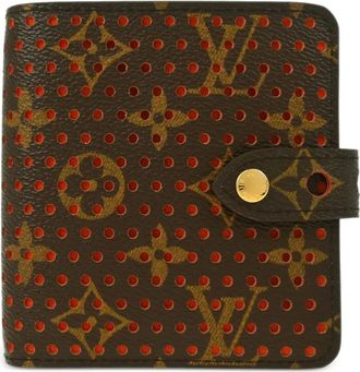 Louis Vuitton Portafoglio Monogram traforato 2006 - Marrone