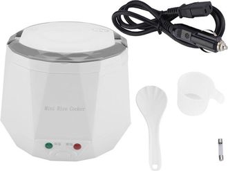OEM Mini Olla Arrocera Vaporera, 24 V 140 W 1,6 L, El&eacute;ctrica Port&aacute;til Multifuncional, Olla Arrocera Para Coche O Cami&oacute;n, Fiambrera, Calentador Para Conduc