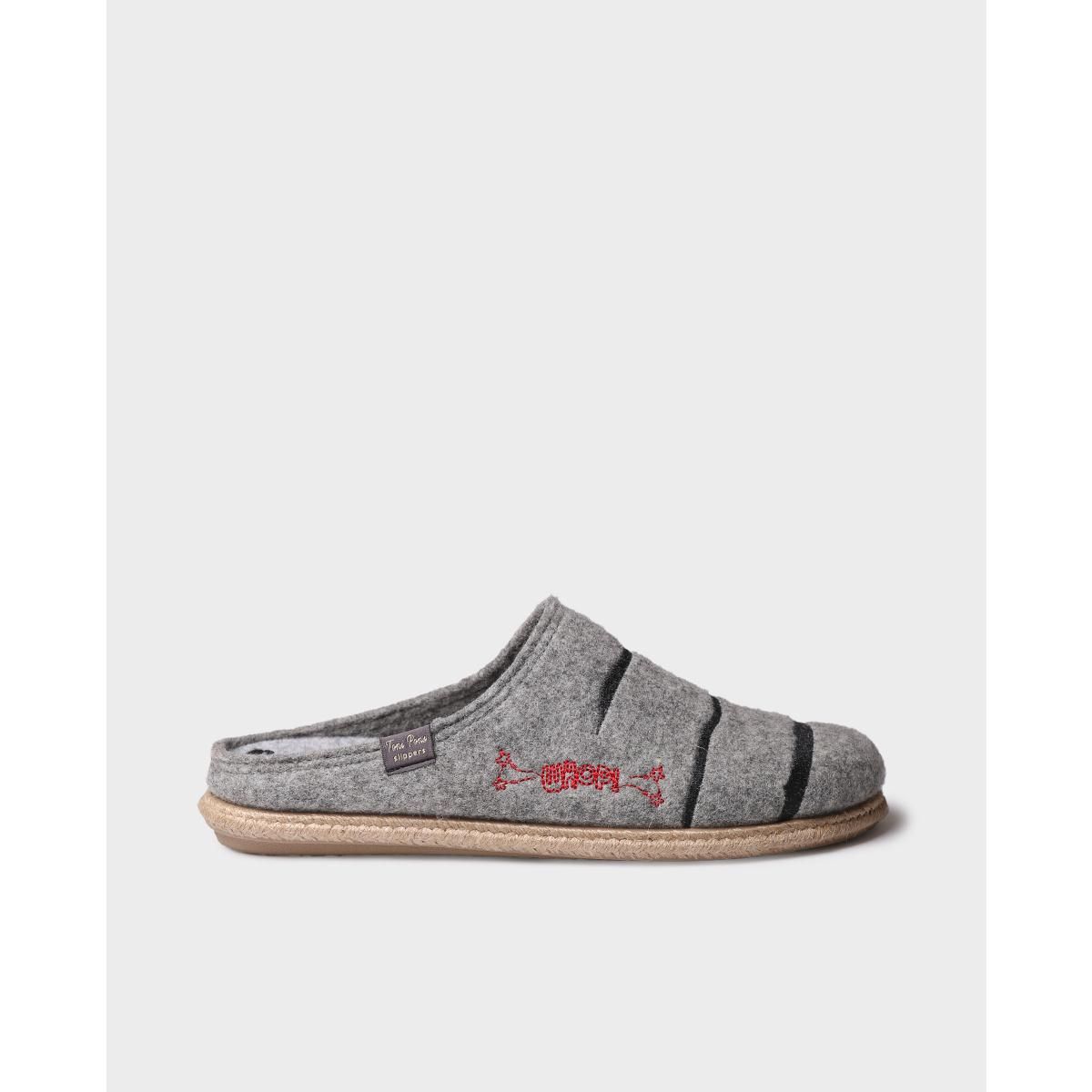 Chaussons mules pailletés en fourrure MAELLE OR
