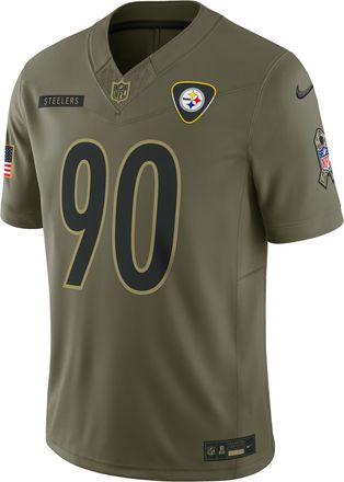 Nike T.J. Watt Pittsburgh Steelers Salute to Service Nike Mens Dri-FIT NFL Limited Jersey in Brown | SSLM2DHF3S-TUJ